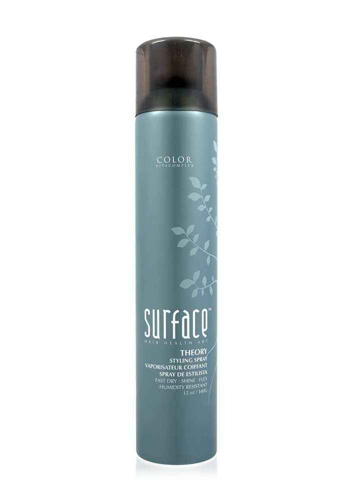 Surface Theory Styling Spray Fast Dry Shine Flex Humidity Resistant 12oz